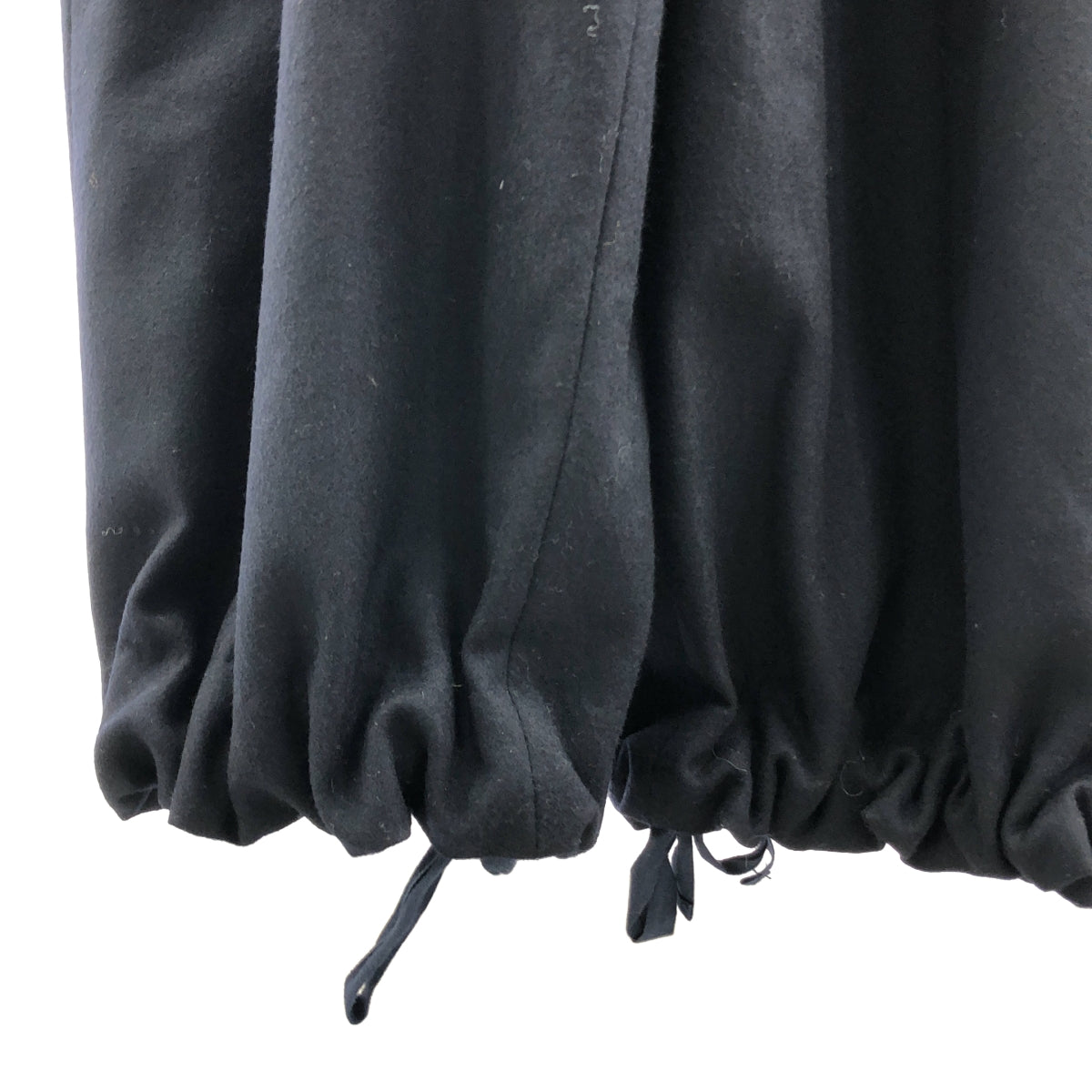 Rhodolirion / ロドリリオン | ウール 裾ギャザー オーバーオール パンツ | O/S | レディース