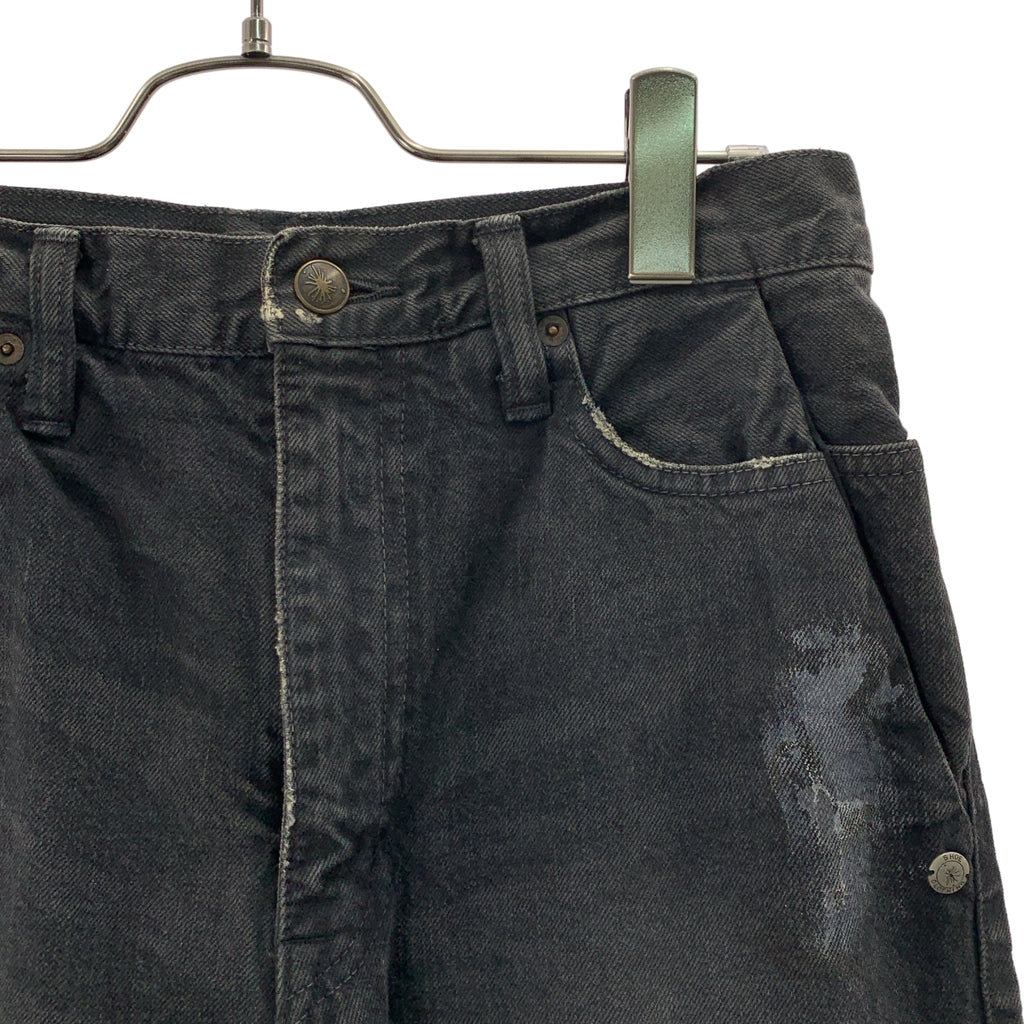 MIHARA YASUHIRO / ミハラヤスヒロ | ペイント加工 クロップド デニムパンツ | S | レディース