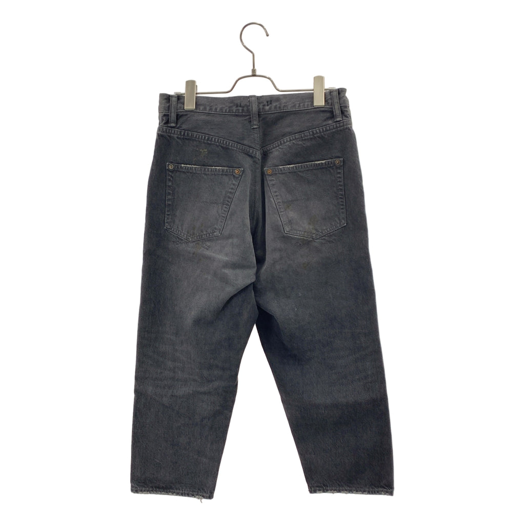 MIHARA YASUHIRO / ミハラヤスヒロ | ペイント加工 クロップド デニムパンツ | S | レディース