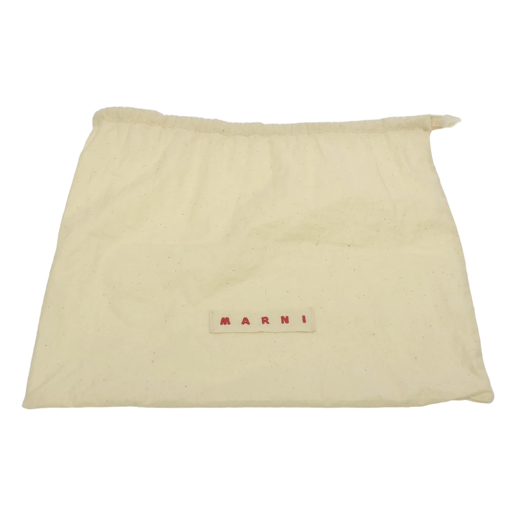 [狀況良好] MARNI | 2025SS | Trunkaroo 皮革斜背包 | SHOPBOP深藍 |男士