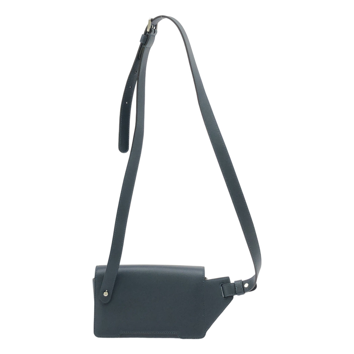 [狀況良好] MARNI | 2025SS | Trunkaroo 皮革斜背包 | SHOPBOP深藍 |男士