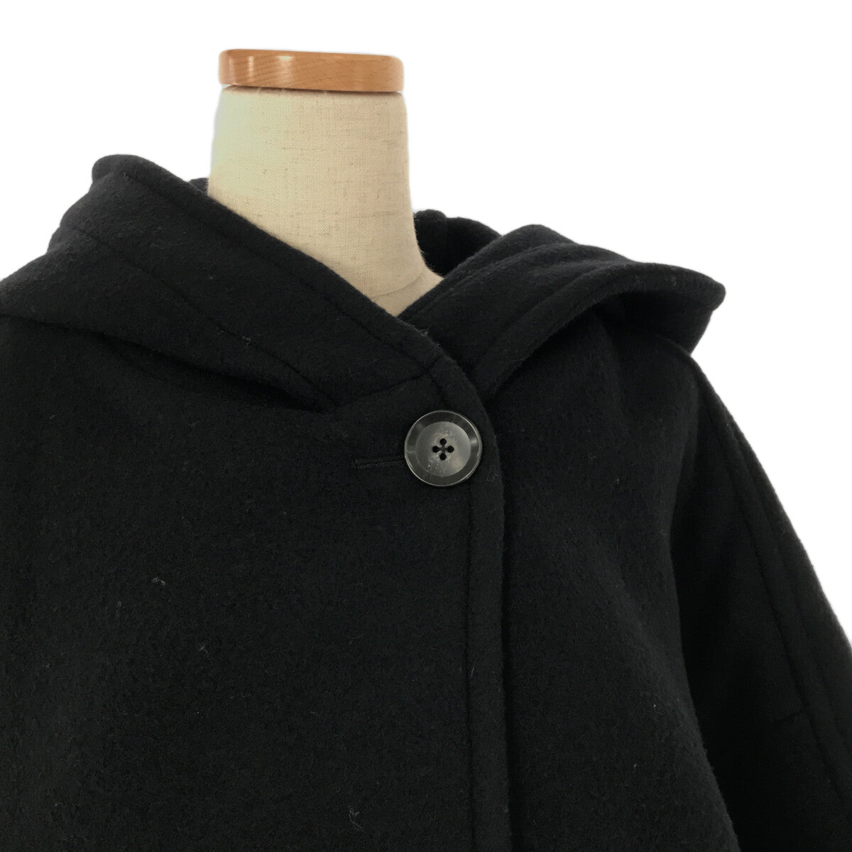 AP STUDIO | 2020AW | Mossaover hoodie coat | 36 | Black | Women's