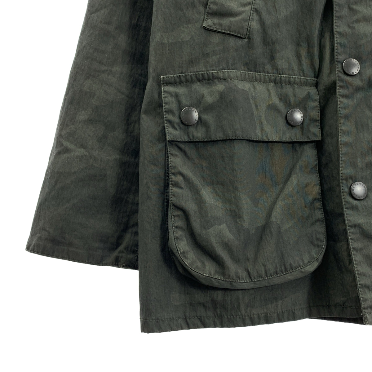 Barbour / 바부아 | SOUTH SHIELD / CAMO 카모후라 비데일 코튼 나일론 크로스 재킷 | S | 남성