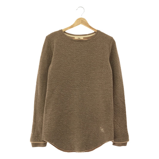 [Good Condition] Uhr / Uhr | Recycle Wool Tops Sweatshirt | F | Light Brown | Women's