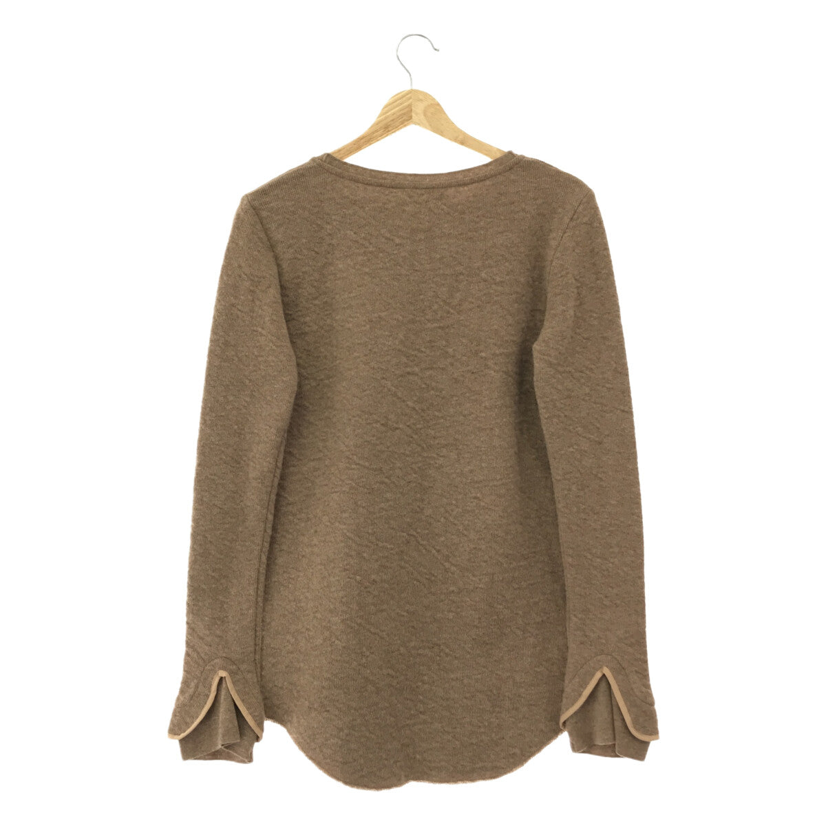 [Good Condition] Uhr / Uhr | Recycle Wool Tops Sweatshirt | F | Light Brown | Women's