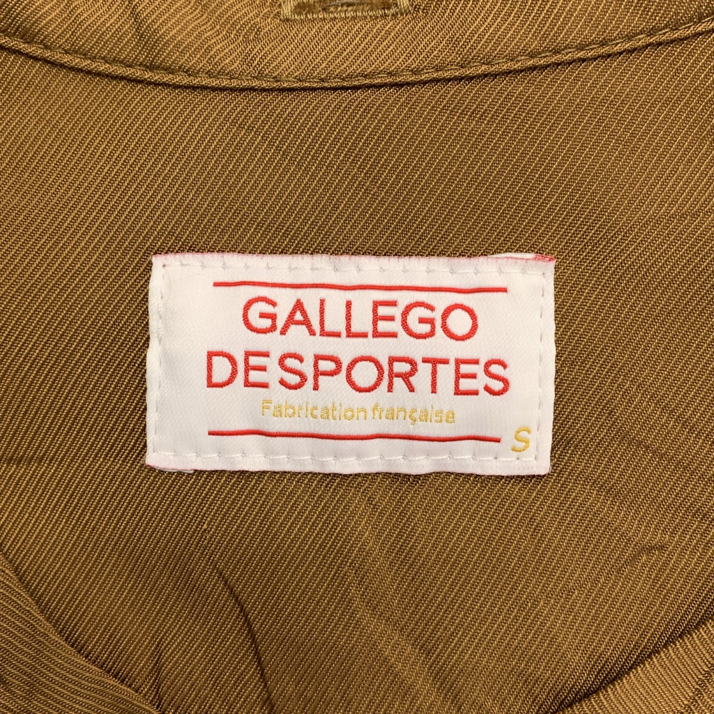 GALLEGO DESPORTES / 갤레고데스포트 | 비스코스 오버 실루엣 밴드 컬러 셔츠 블라우스 | S |