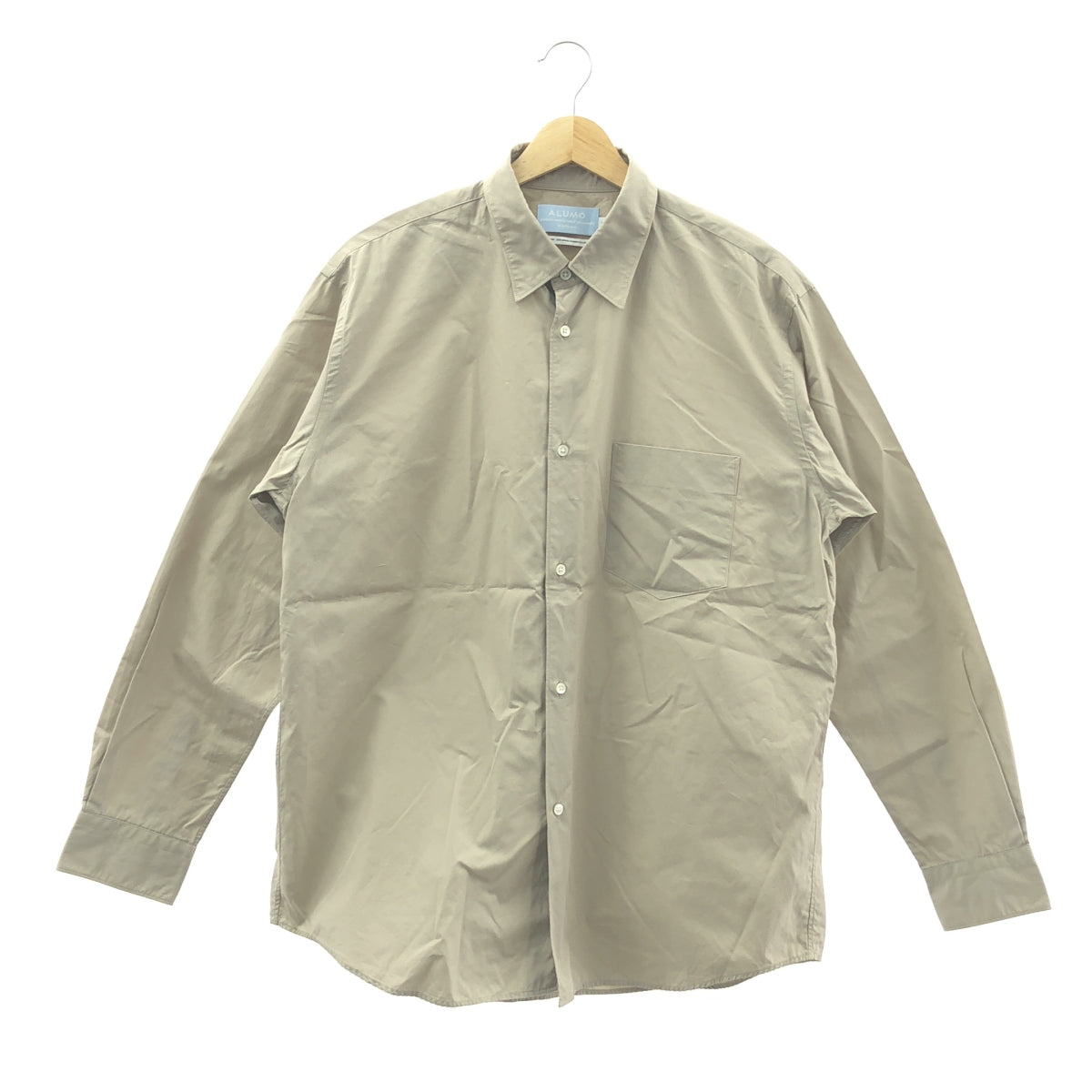 [品相良好] Graphpaper | 2025SS | ALUMO for GP 普通領襯衫 | 2 | 米色 | 男士