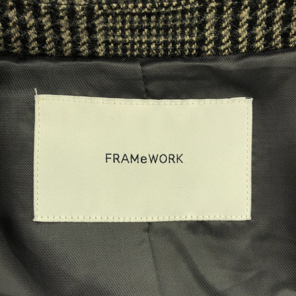 Framework / フレームワーク | 2021AW | グレンチェック ツィード テーラード ジャケット | 36 | グレー系 | レディース