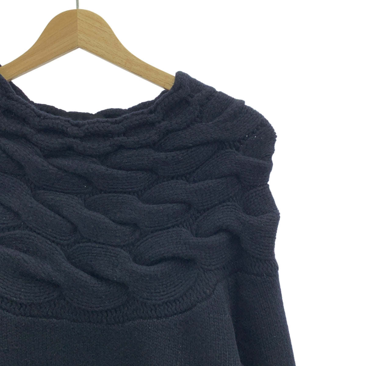 COMME des GARÇONS | 經編布料2014 秋冬 |羊毛與羊絨絞花針織布 |