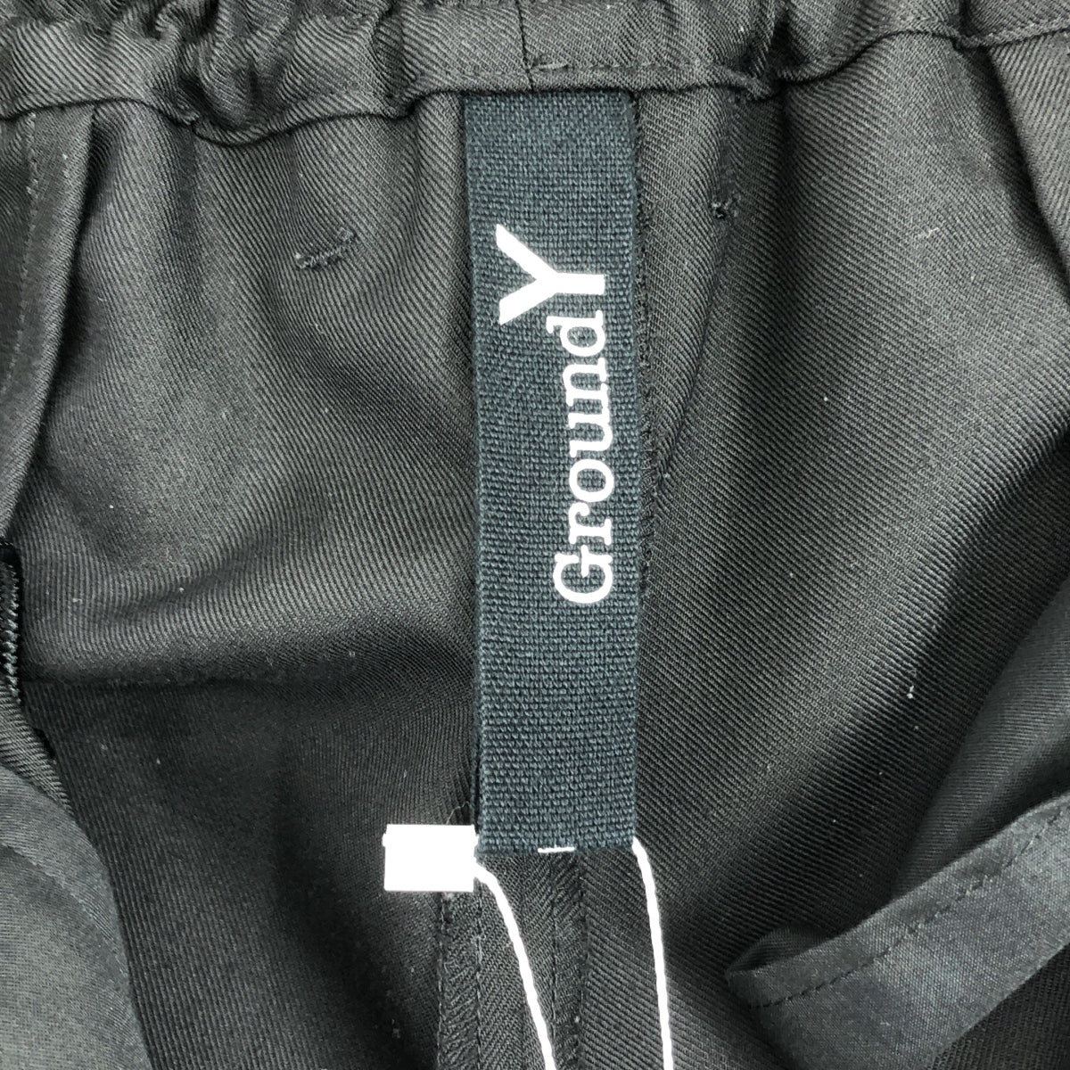 【미품】 Ground Y / 그라운드 와이 | W Gabardine Round and Round Skirt Pants 울 개버딘 스커트 팬츠 | 3 | 블랙 | 맨즈