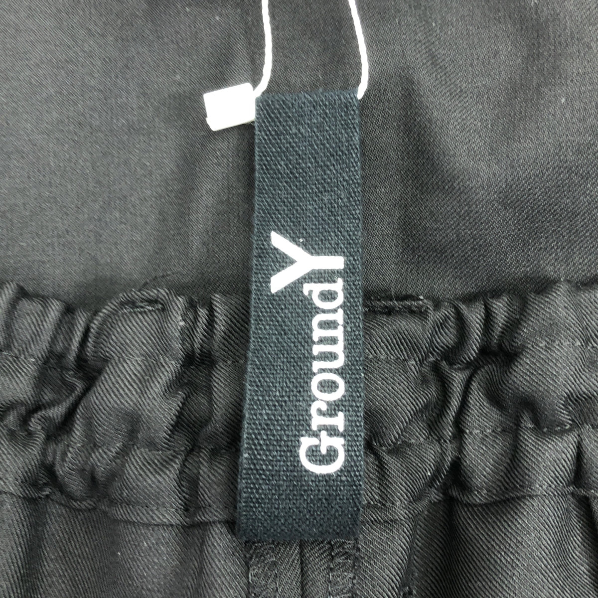【美品】  Ground Y / グラウンドワイ | W Gabardine Round and Round Skirt Pants ウールギャバジン スカート パンツ | 3 | ブラック | メンズ