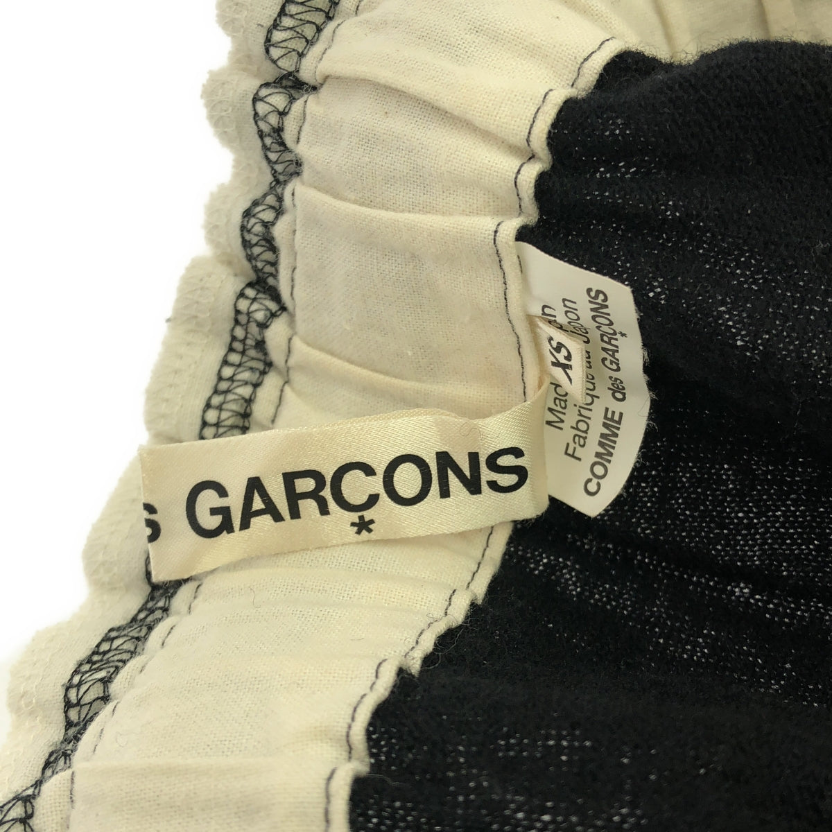 COMME des GARCONS / 컴데 갤슨 | 2014AW | 울 변형 드로우 스트링 스커트 | XS | 여성