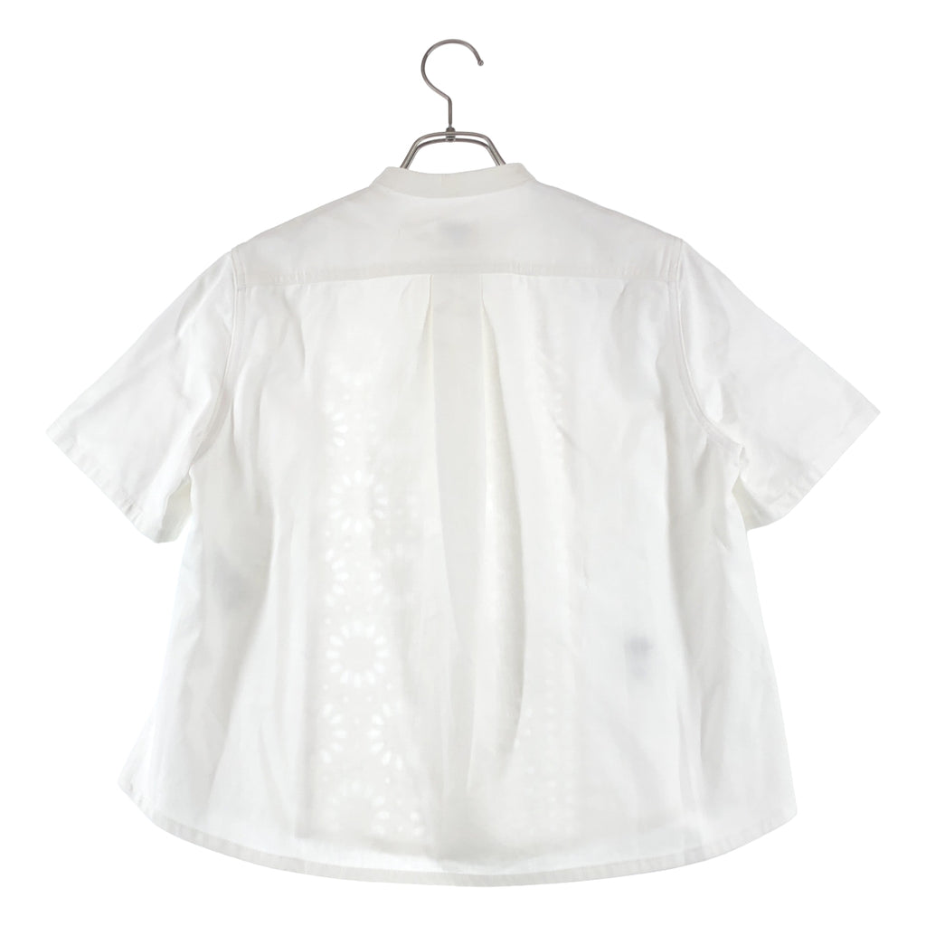 Christian Dior / 기독교 디올 | 2023SS | Bee 자수 플라워 커팅 밴드 컬러 반소매 셔츠 | 34 |