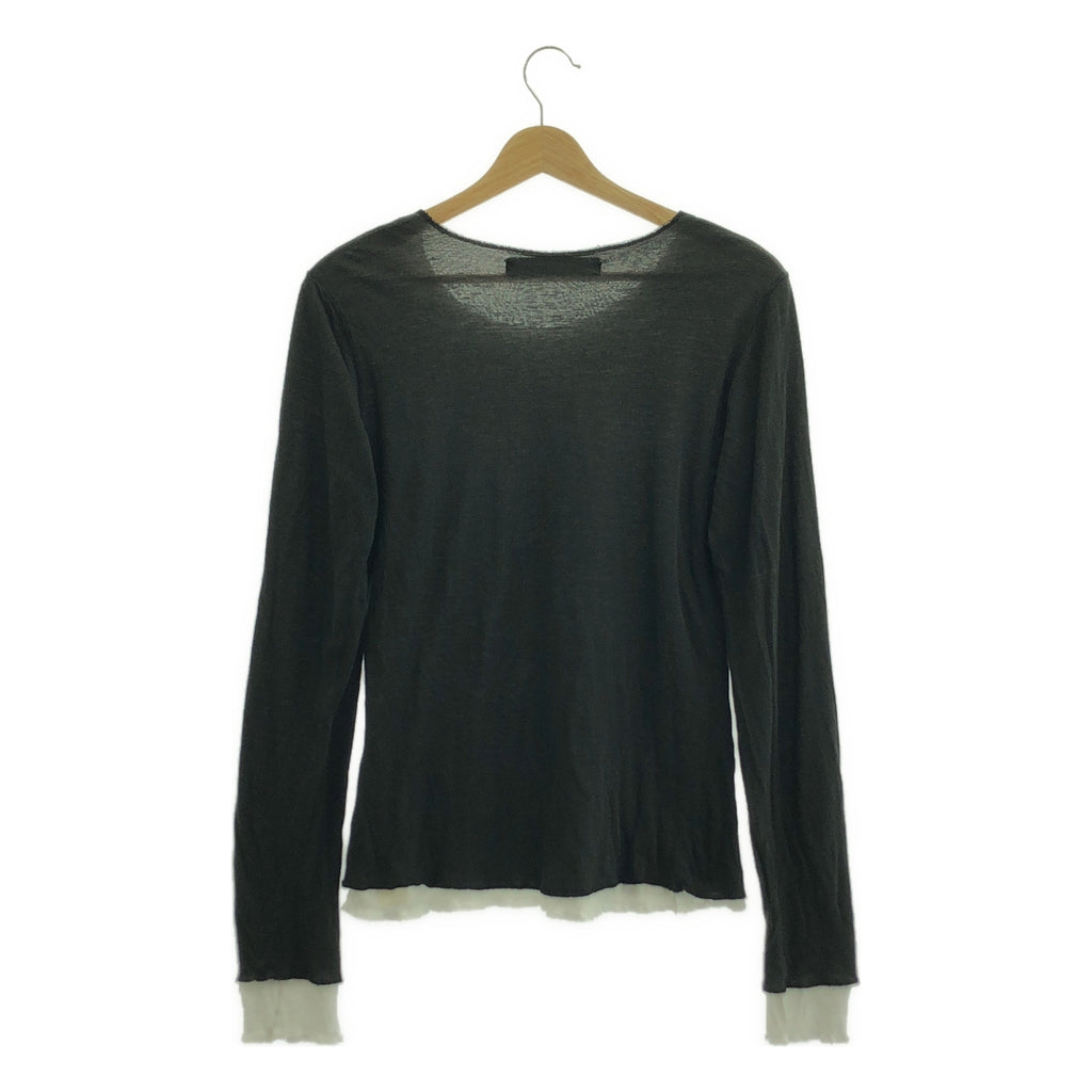 JUNYA WATANABE COMME des GARÇONS / 渡邊淳也 | 2004春夏 |棉混紡分層長袖上衣 | SHOPBOP