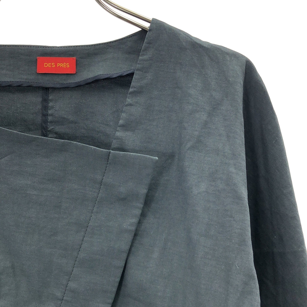 DES PRES | 亞麻不對稱襯衫 | 尺寸 36 | 女款