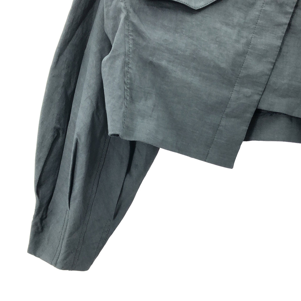 DES PRES | 亞麻不對稱襯衫 | 尺寸 36 | 女款