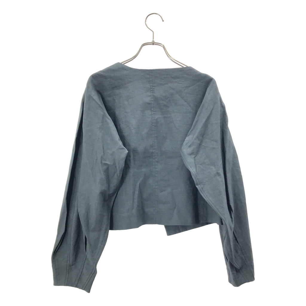 DES PRES | 亞麻不對稱襯衫 | 尺寸 36 | 女款