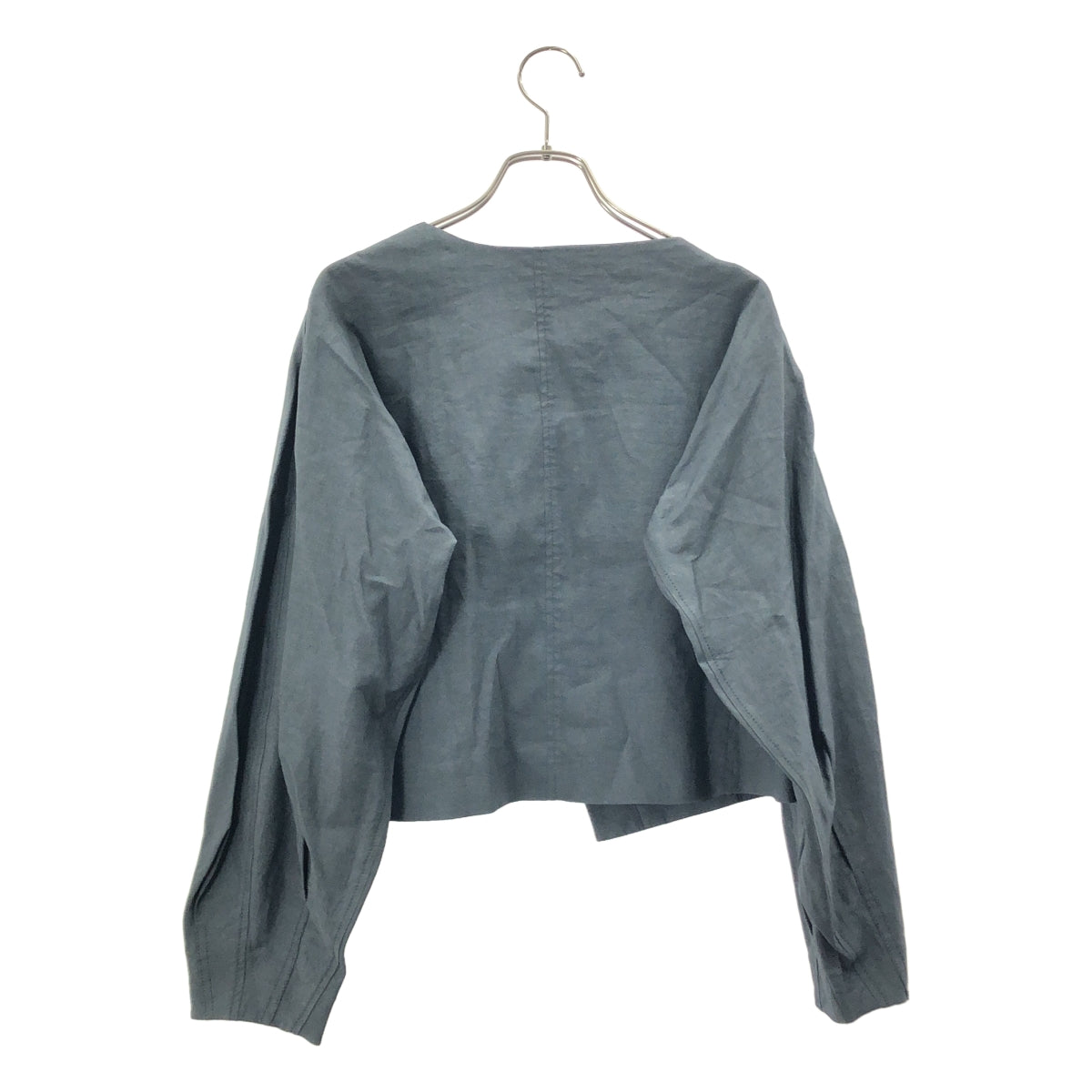 DES PRES / デプレ | リネン アシンメトリー ブラウス | 36 | レディース