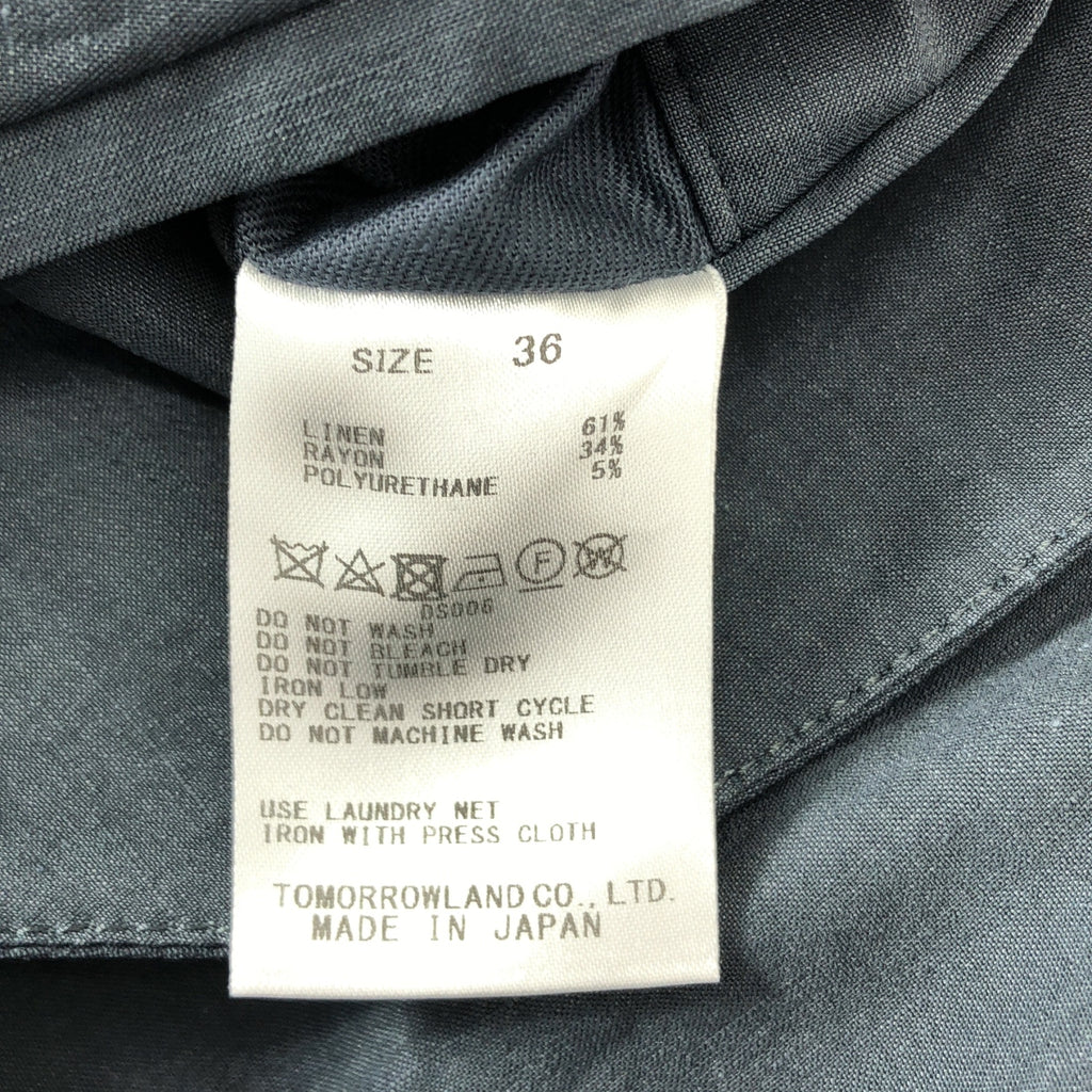 DES PRES | 亞麻不對稱襯衫 | 尺寸 36 | 女款