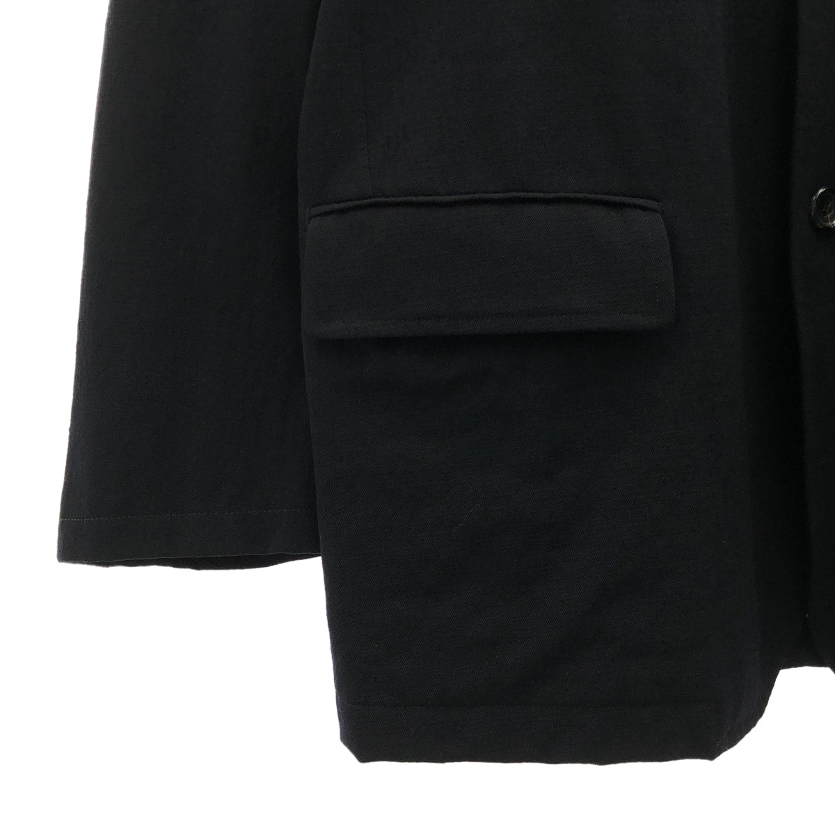 COMME des GARCONS HOMME / 콤데 갤슨 옴므 | 2001AW | 울 제품 세척 3B 테일러드 재킷 | M | 네이비 | 남성