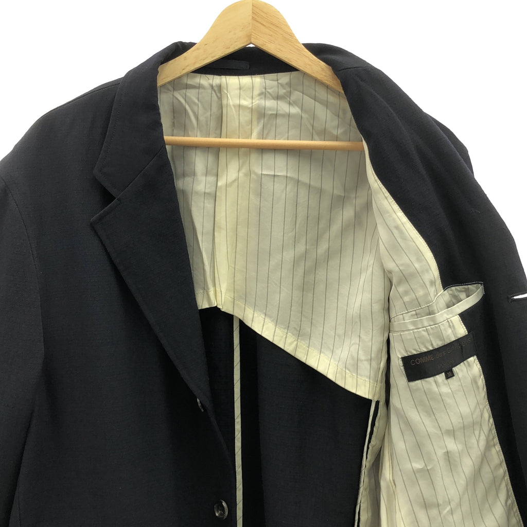 COMME des GARCONS HOMME / コムデギャルソンオム | 2001AW | ウール 製品洗い 3B テーラードジャケット | M | メンズ