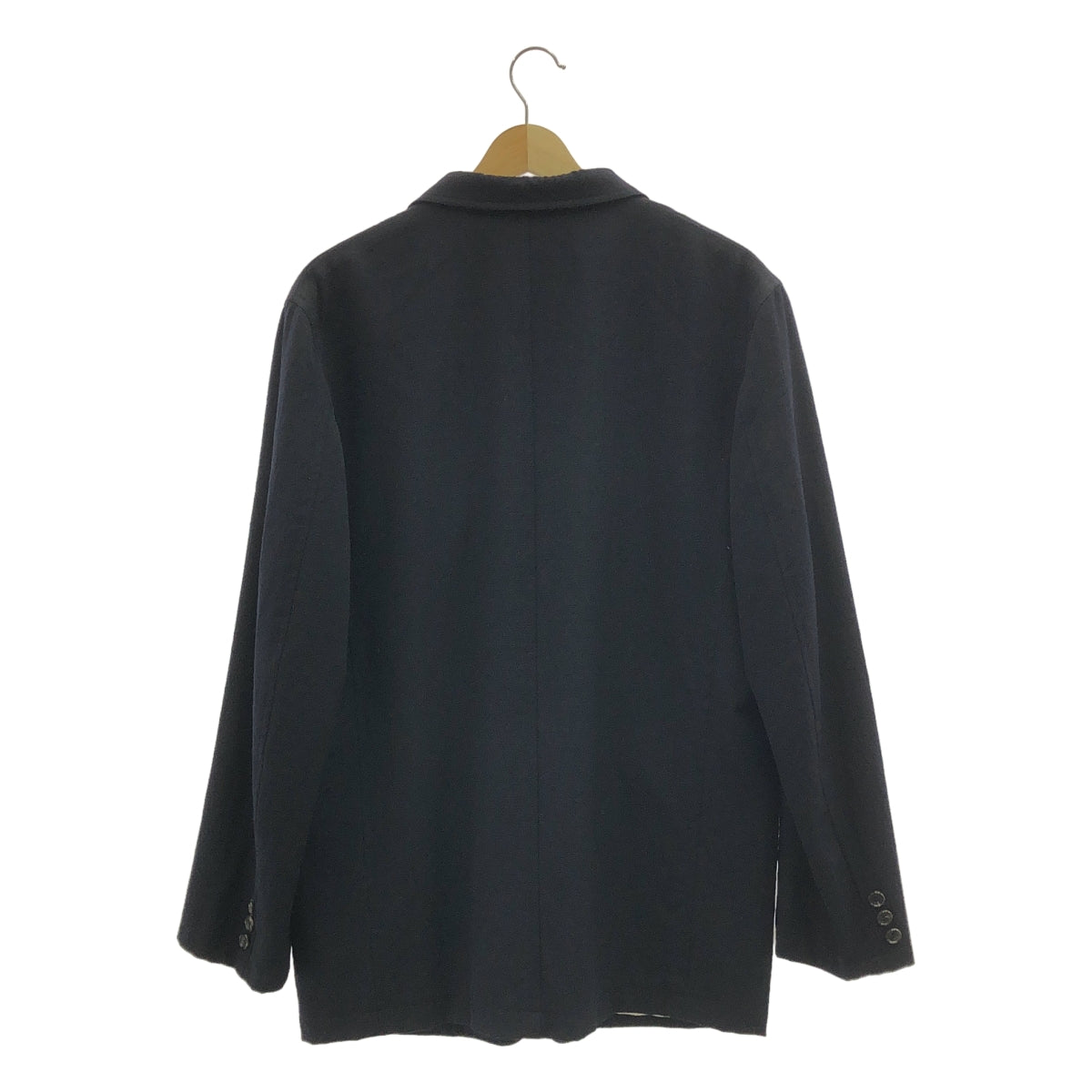 COMME des GARCONS HOMME / 콤데 갤슨 옴므 | 2001AW | 울 제품 세척 3B 테일러드 재킷 | M | 네이비 | 남성