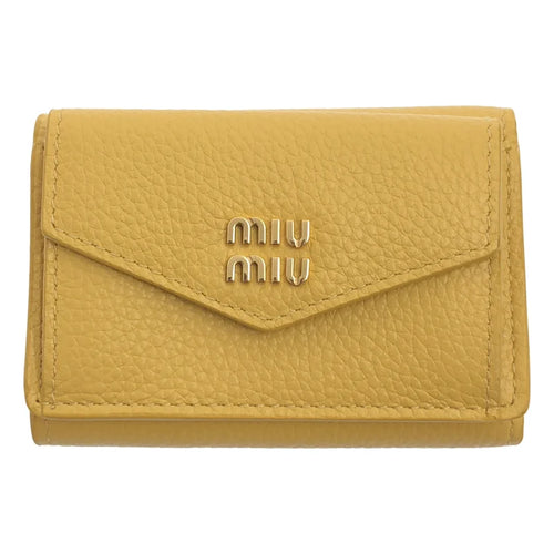 miu miu / ミュウミュウ | ヴィッテロダイノレザー 三つ折り財布 | – KLD