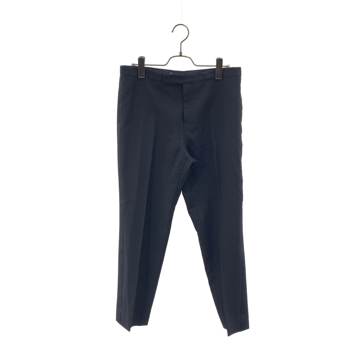 SAINT LAURENT PARIS / サンローランパリ | ウール サイドライン スモーキング スラックス パンツ | 38 | レディース