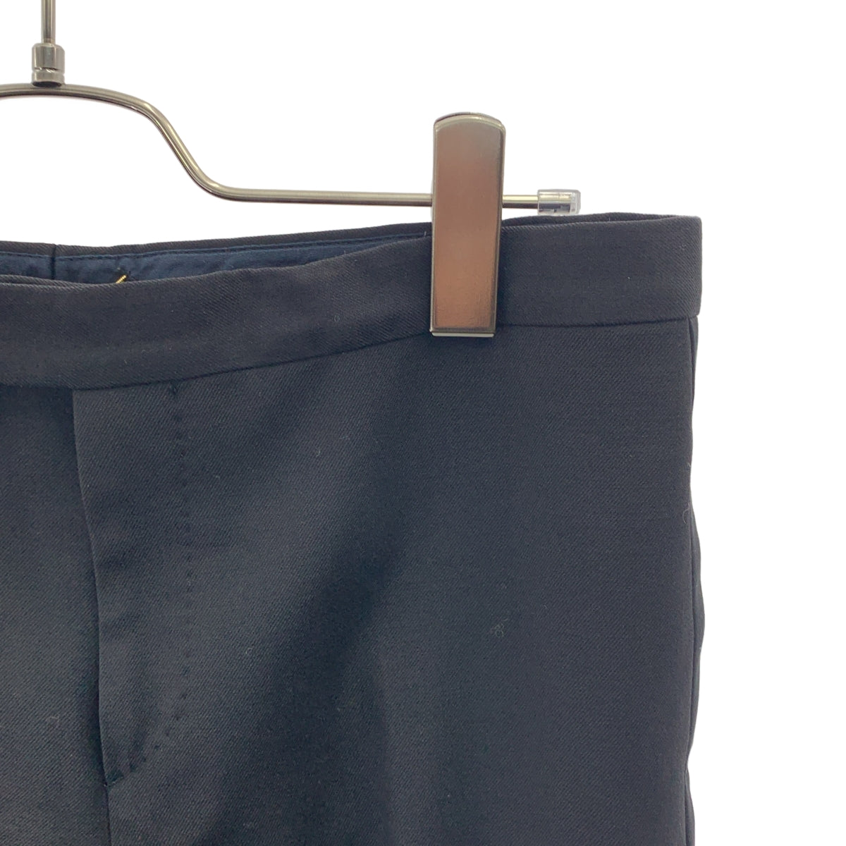 SAINT LAURENT PARIS / サンローランパリ | ウール サイドライン スモーキング スラックス パンツ | 38 | レディース