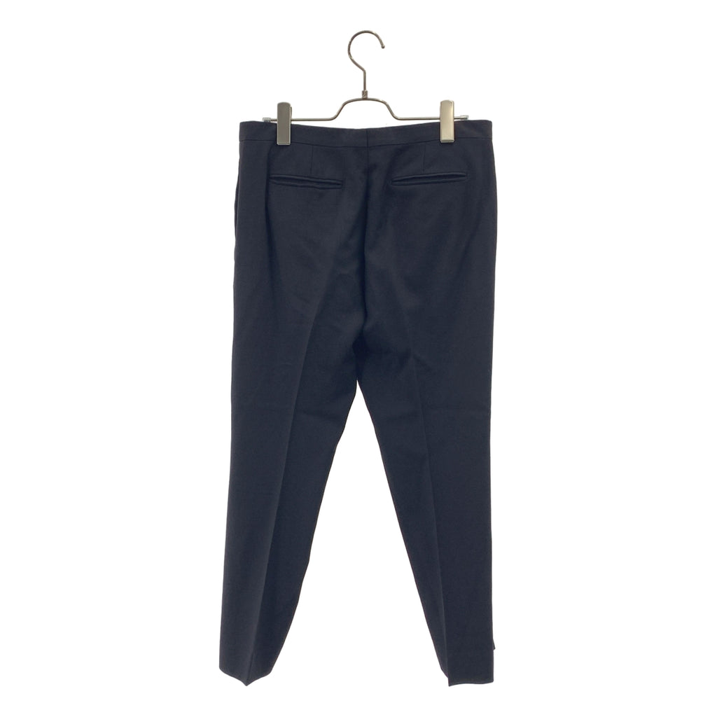 SAINT LAURENT PARIS / サンローランパリ | ウール サイドライン スモーキング スラックス パンツ | 38 | レディース