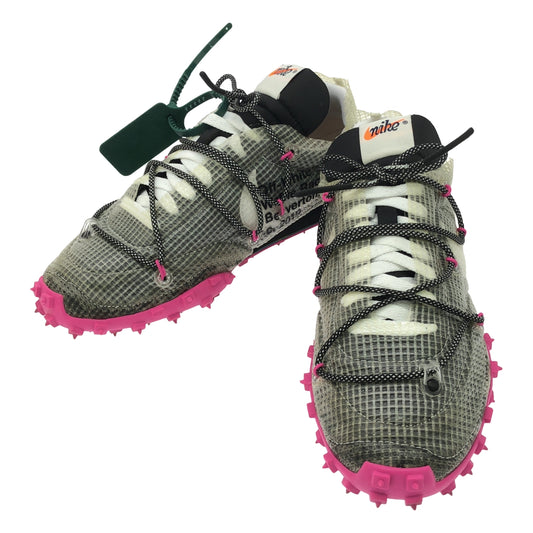 Off-White / 오프 화이트 | × NIKE / 나이키 WMNS WAFFLE RACER / OW / CD8180-001 와플 레이서 운동화 | 24 | 여성
