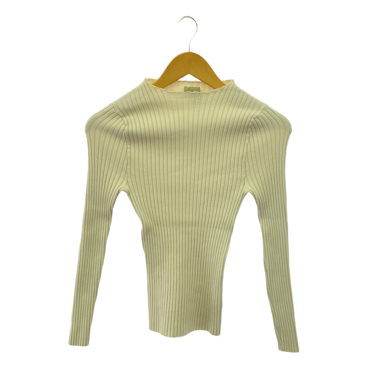 GIU GIU | NONNA 羅紋圓領針織衫 | M | 灰白色 | 女款