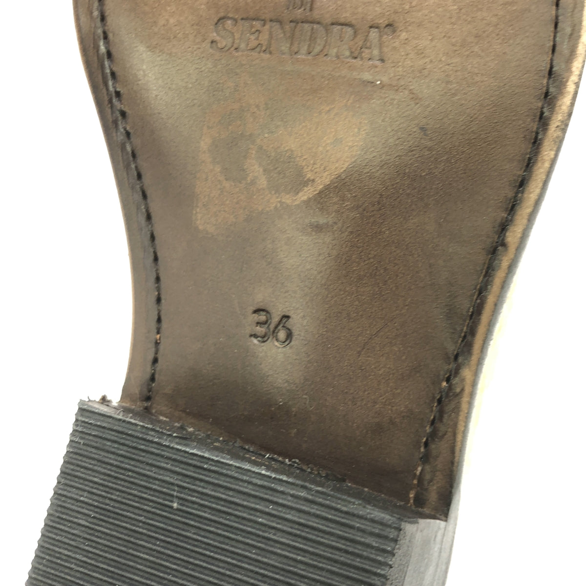 GABRIELA COLL GARMENTS / ガブリエラコールガーメンツ | 2023 | SENDRA CROPPED BOOTS ハラコレザー ウエスタンカットブーツ | 36 | ホワイト/ブラック | レディース