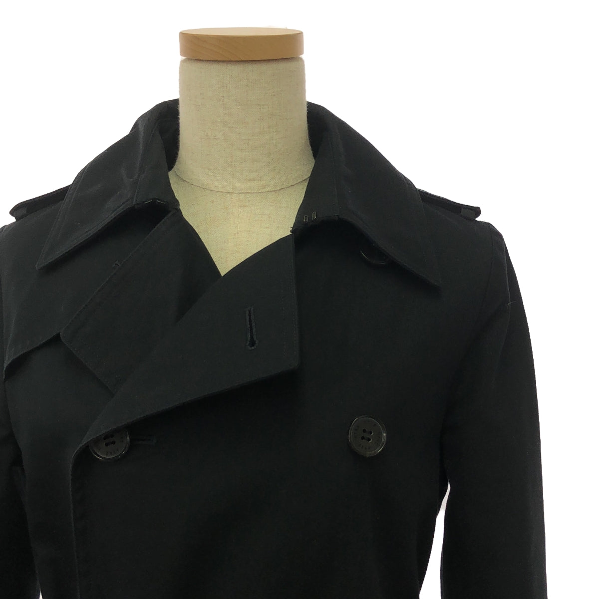 HYKE / 하이크 | 울 라이너 부착 트렌치 코트 | 1 | 블랙 | 여성