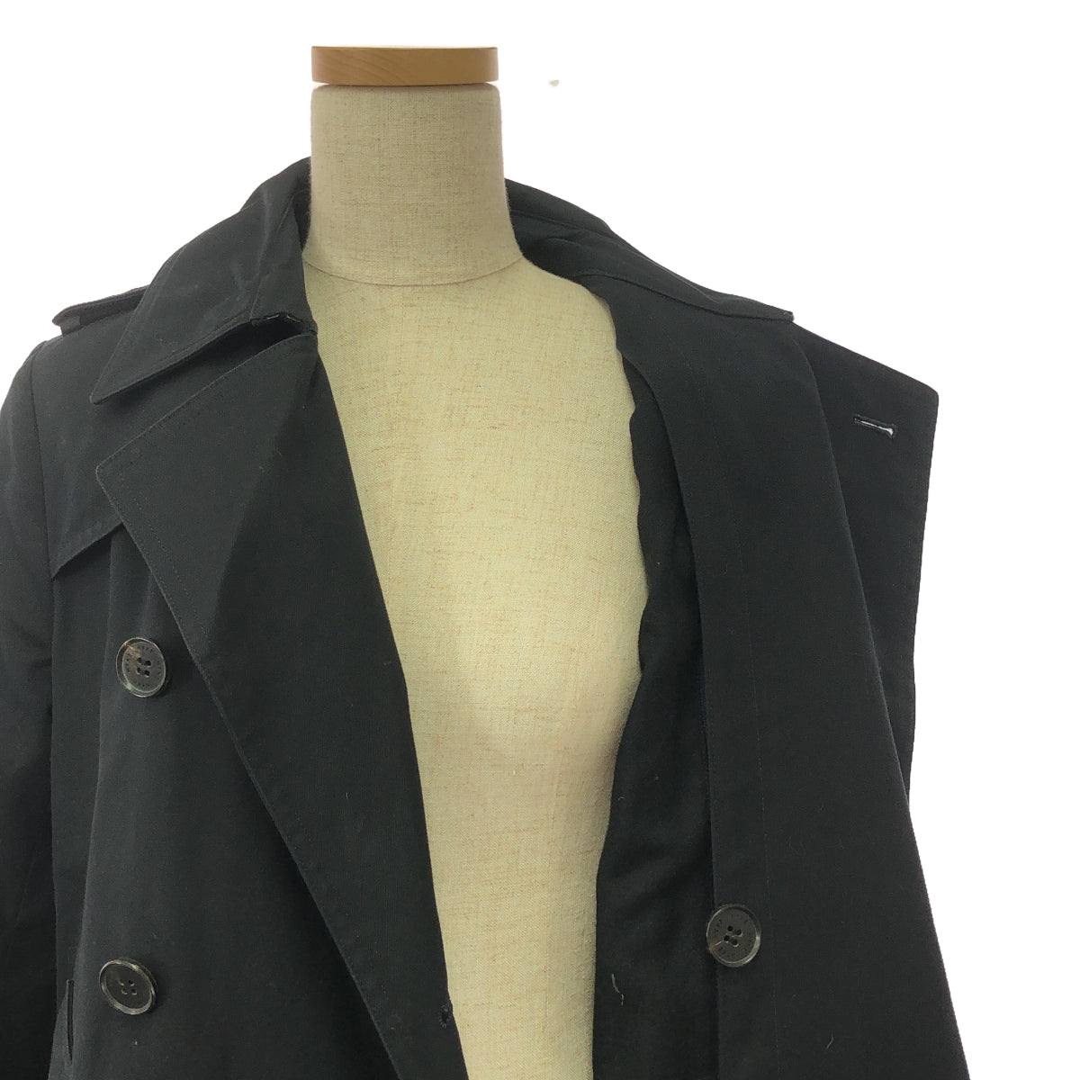 HYKE / 하이크 | 울 라이너 부착 트렌치 코트 | 1 | 블랙 | 여성