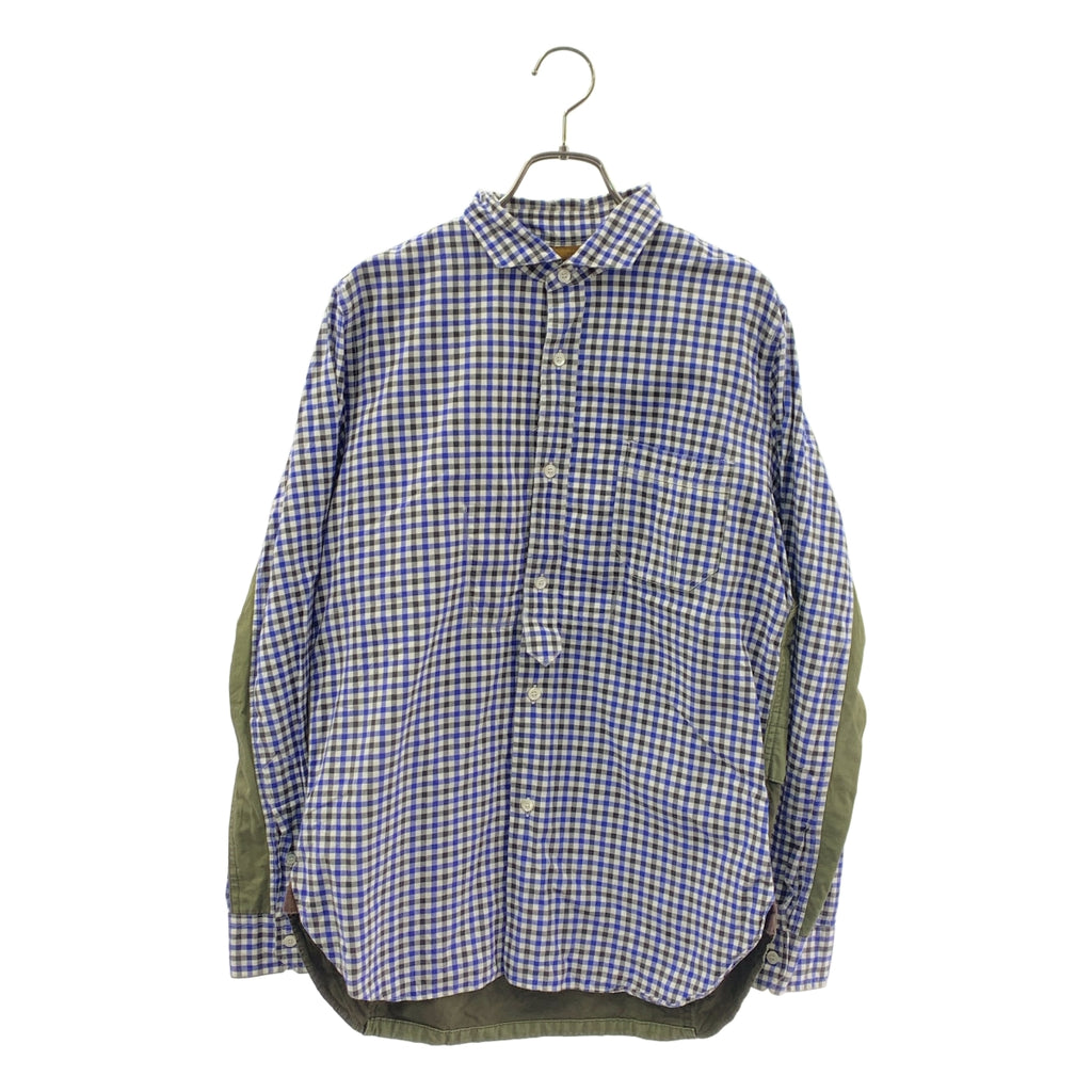 JUNYA WATANABE MAN / 준야와타나베만 | 2019AW | 체크 밀리터리 전환 셔츠 | S | 남성