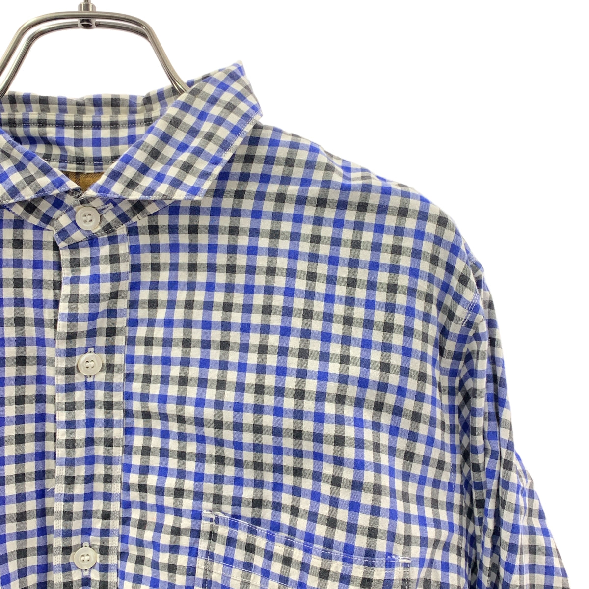 JUNYA WATANABE MAN / ジュンヤワタナベマン | 2019AW | チェック ミリタリー 切替 シャツ | S | メンズ