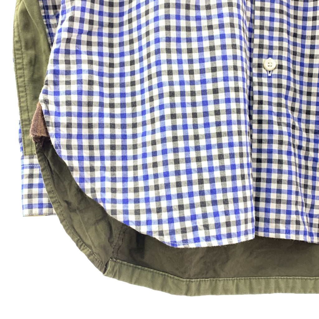 JUNYA WATANABE MAN / 준야와타나베만 | 2019AW | 체크 밀리터리 전환 셔츠 | S | 남성