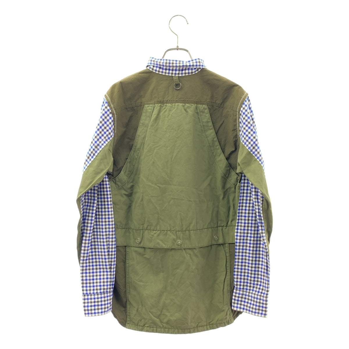 JUNYA WATANABE MAN / ジュンヤワタナベマン | 2019AW | チェック ミリタリー 切替 シャツ | S | メンズ