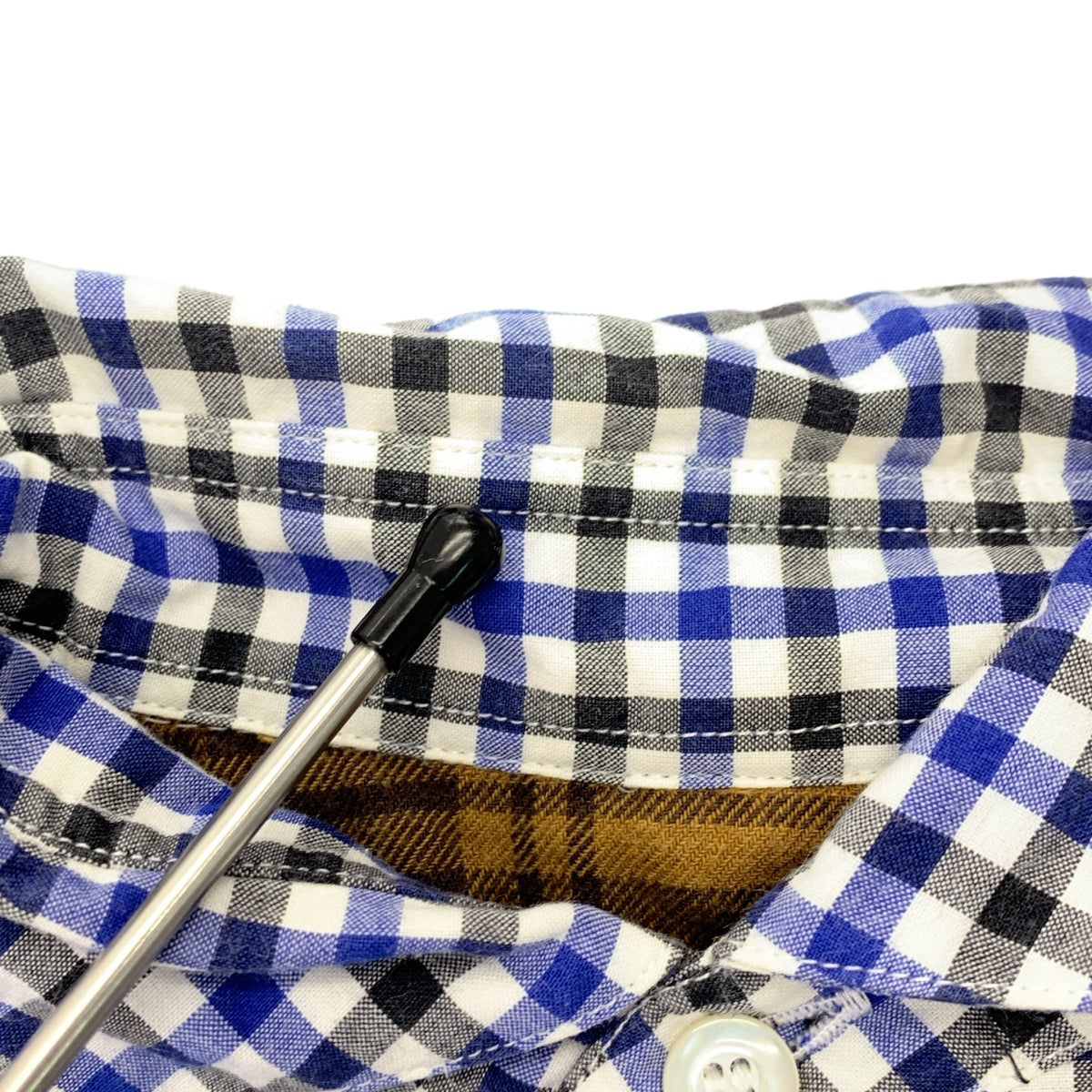 JUNYA WATANABE MAN / 준야와타나베만 | 2019AW | 체크 밀리터리 전환 셔츠 | S | 남성