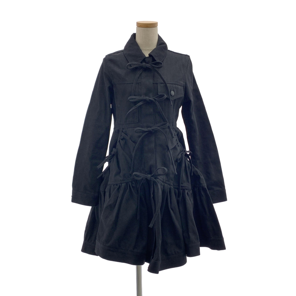 Cecilie Bahnsen | 2024 春夏 | GILL DRESS 棉質緞帶褶皺洋裝 | 英國 6 碼 | 女款