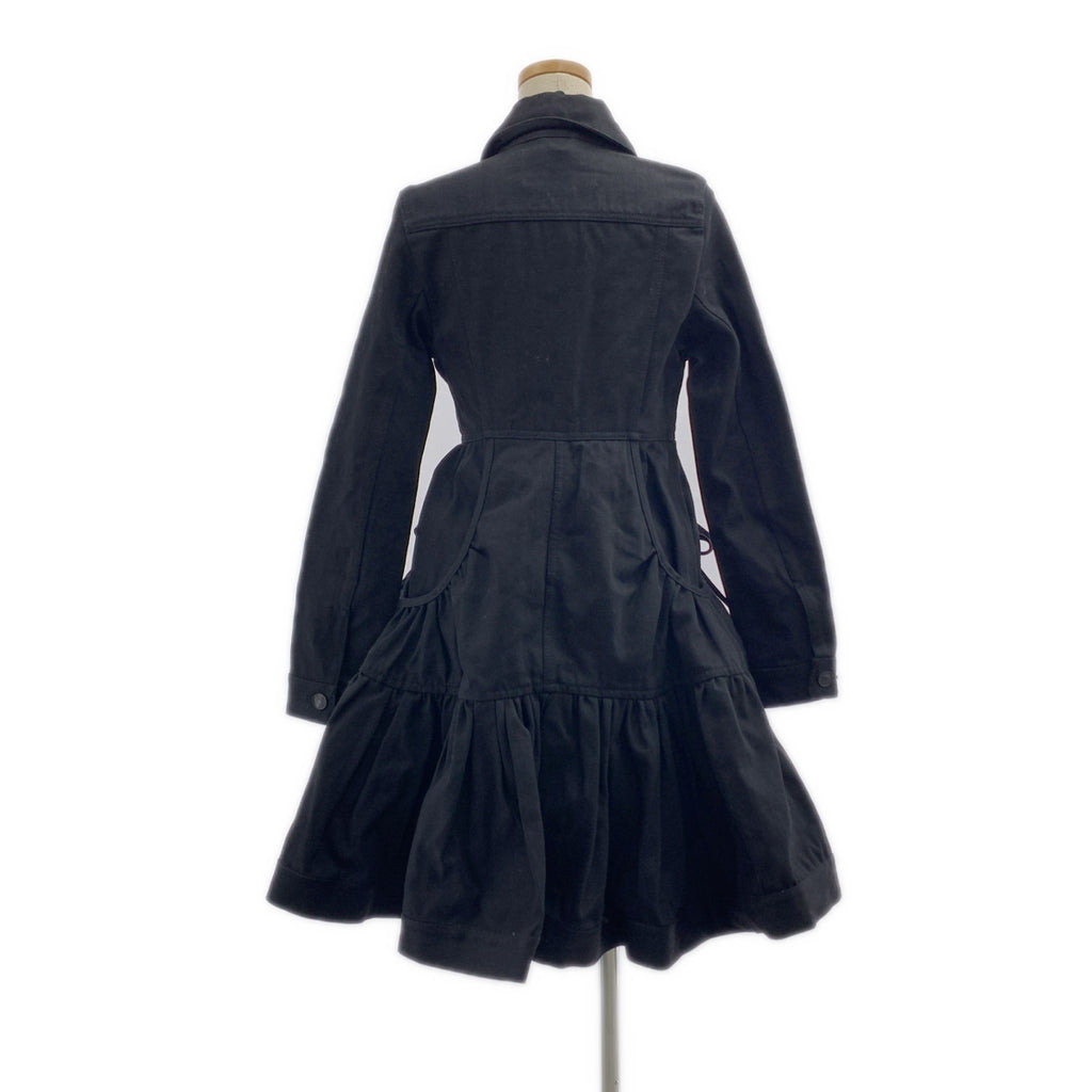 Cecilie Bahnsen | 2024 春夏 | GILL DRESS 棉質緞帶褶皺洋裝 | 英國 6 碼 | 女款
