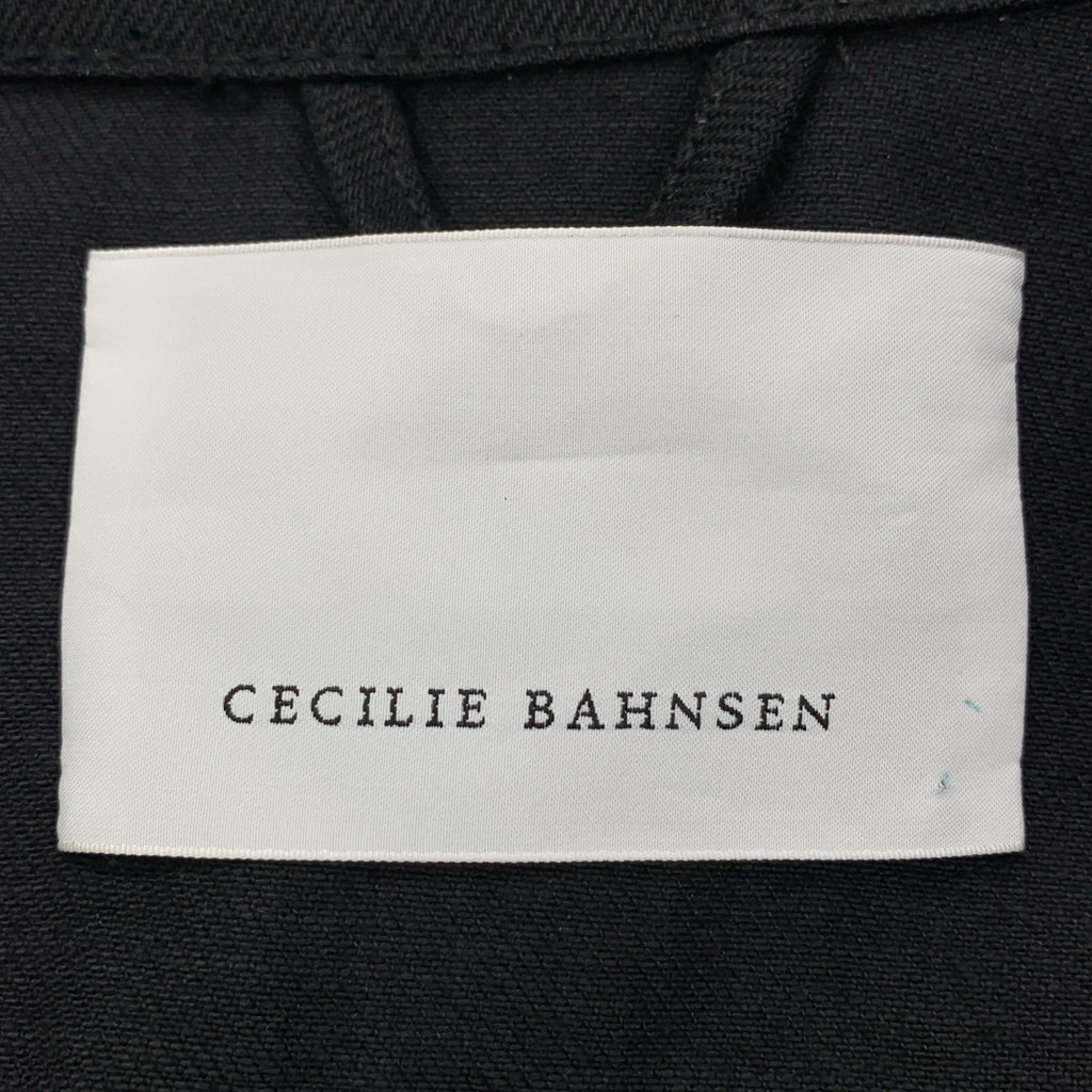Cecilie Bahnsen | 2024 春夏 | GILL DRESS 棉質緞帶褶皺洋裝 | 英國 6 碼 | 女款