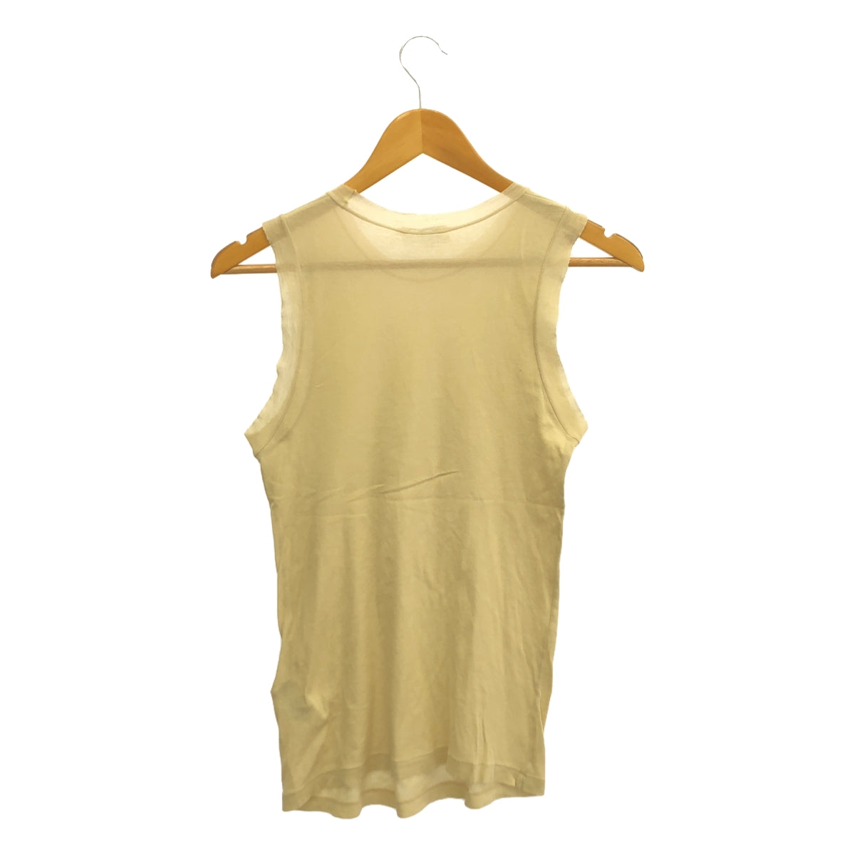 AURALEE | GIZA SUPER HIGH GAUGE SHEER RIB TANK | 1 | Beige | Women's