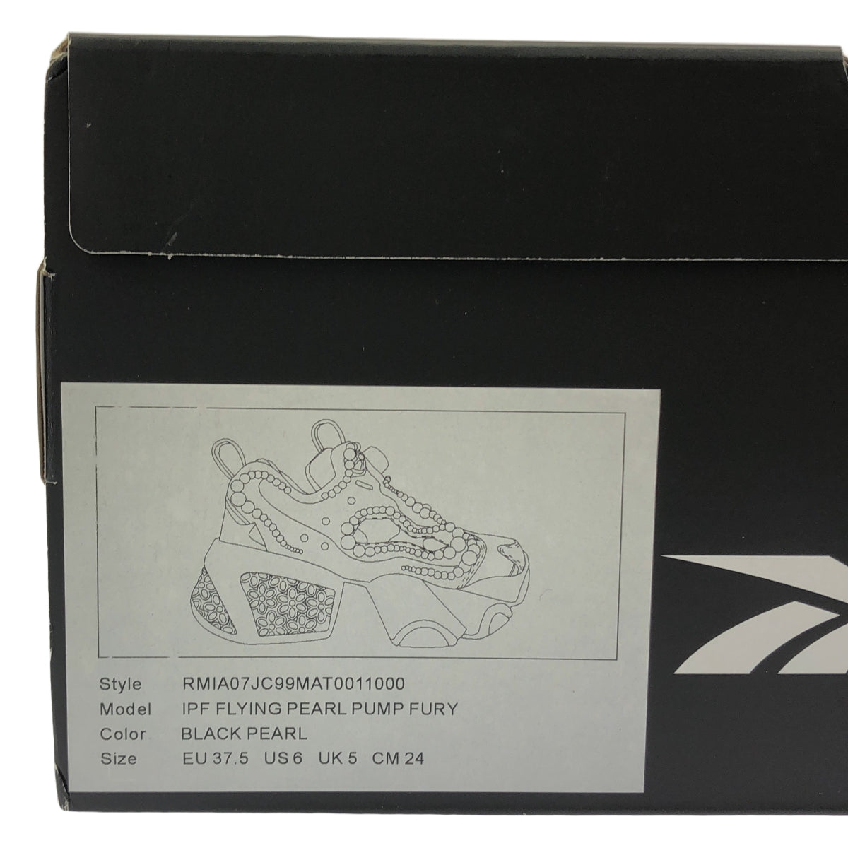 noir kei ninomiya / noir kei ninomiya | × Reebok / IPF FLYING PEARL PUMP FURY Pump Fury 珍珠邊運動鞋 | 24 | 女款
