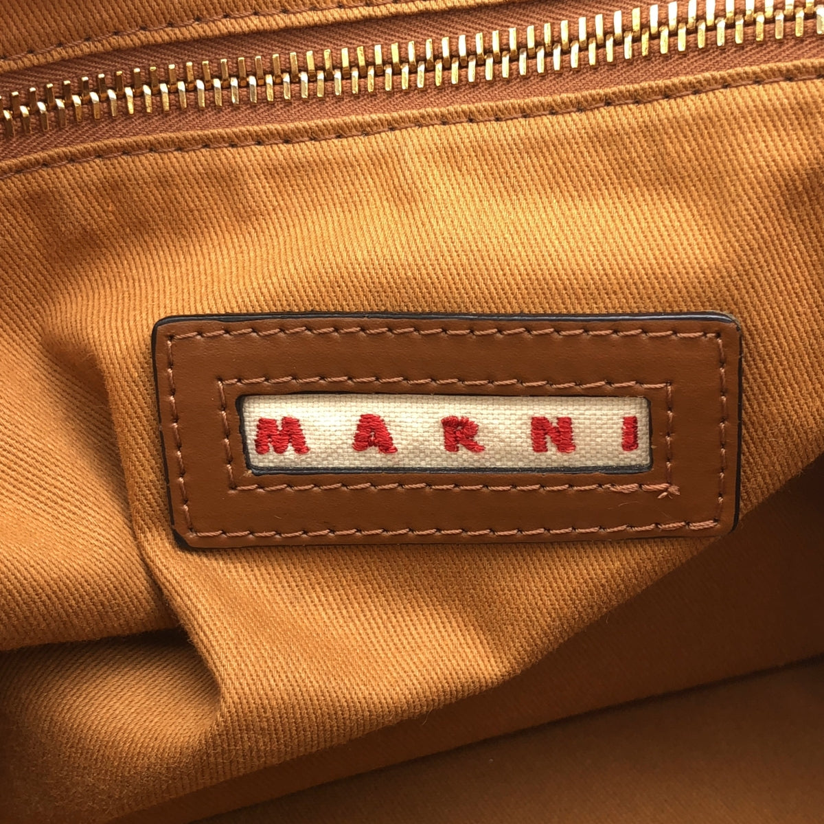 【미품】 MARNI / 마르니 | 바랩 버티컬 쇼핑백 | 브라운 | 여성