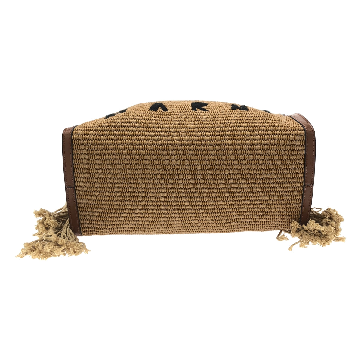 【美品】  MARNI / マルニ | バーラップ バーチカル ショッピングバッグ | ブラウン | レディース