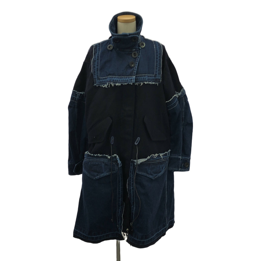 sacai | 牛仔布對接式外套 | 1 | 靛藍/海軍藍 | 女款