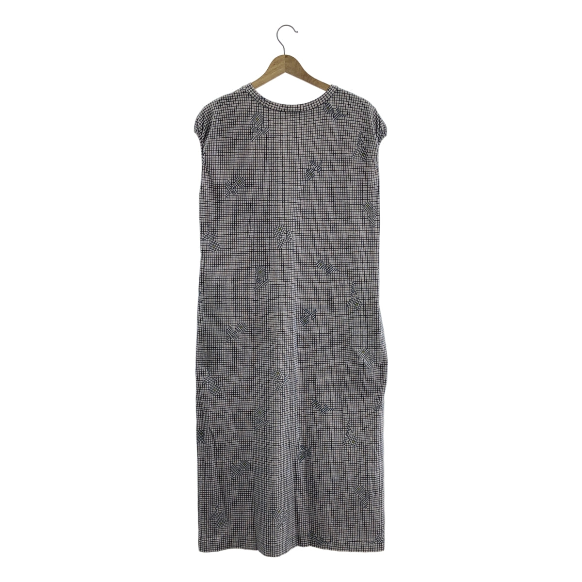 mina perhonen / ミナペルホネン | 2021SS | faint shadow / フェイントシャドー 総柄 ポケット付き ギャザースリーブ ワンピース | 38 |