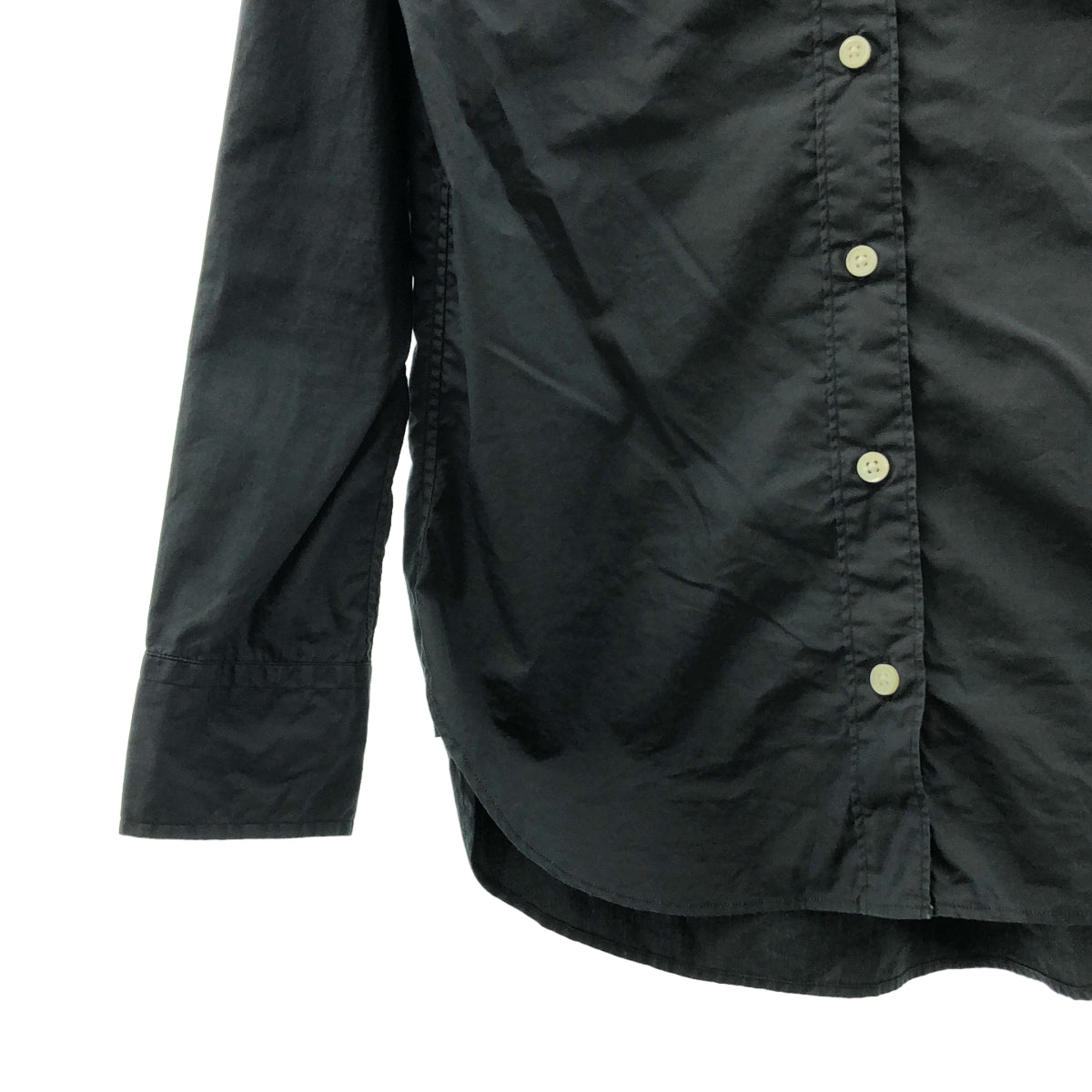 MADISON BLUE / マディソンブルー | ロゴ エンブロイダリー シャツ | 0 | チャコールグレー系 | レディース